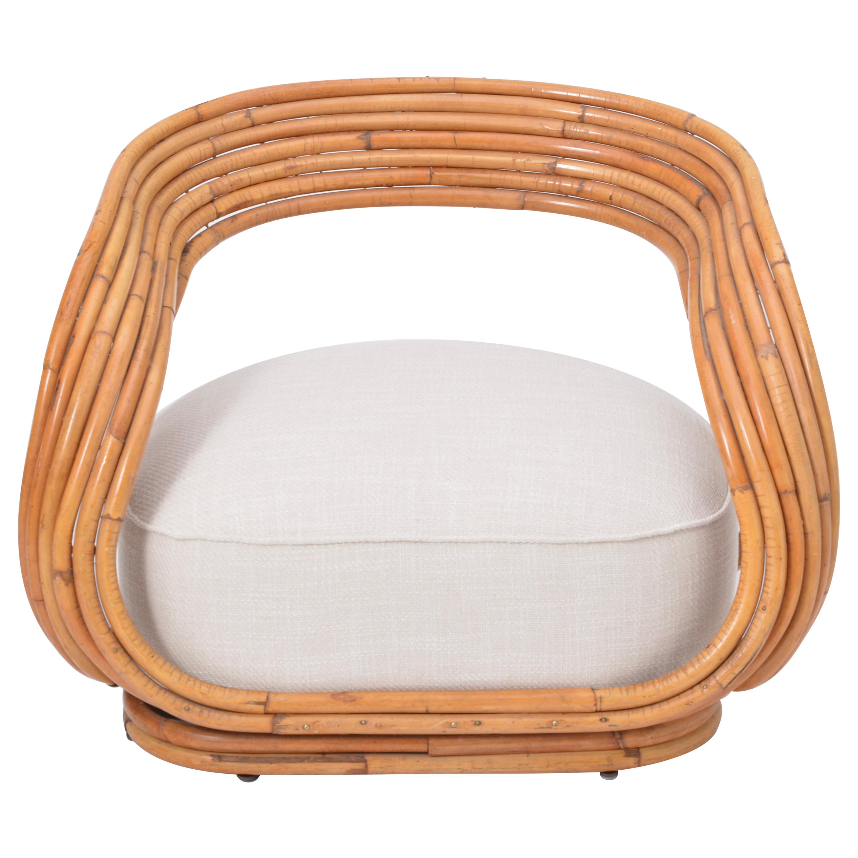 Eva Armchair Designed by Giovanni Travasa for Vittorio Bonacina