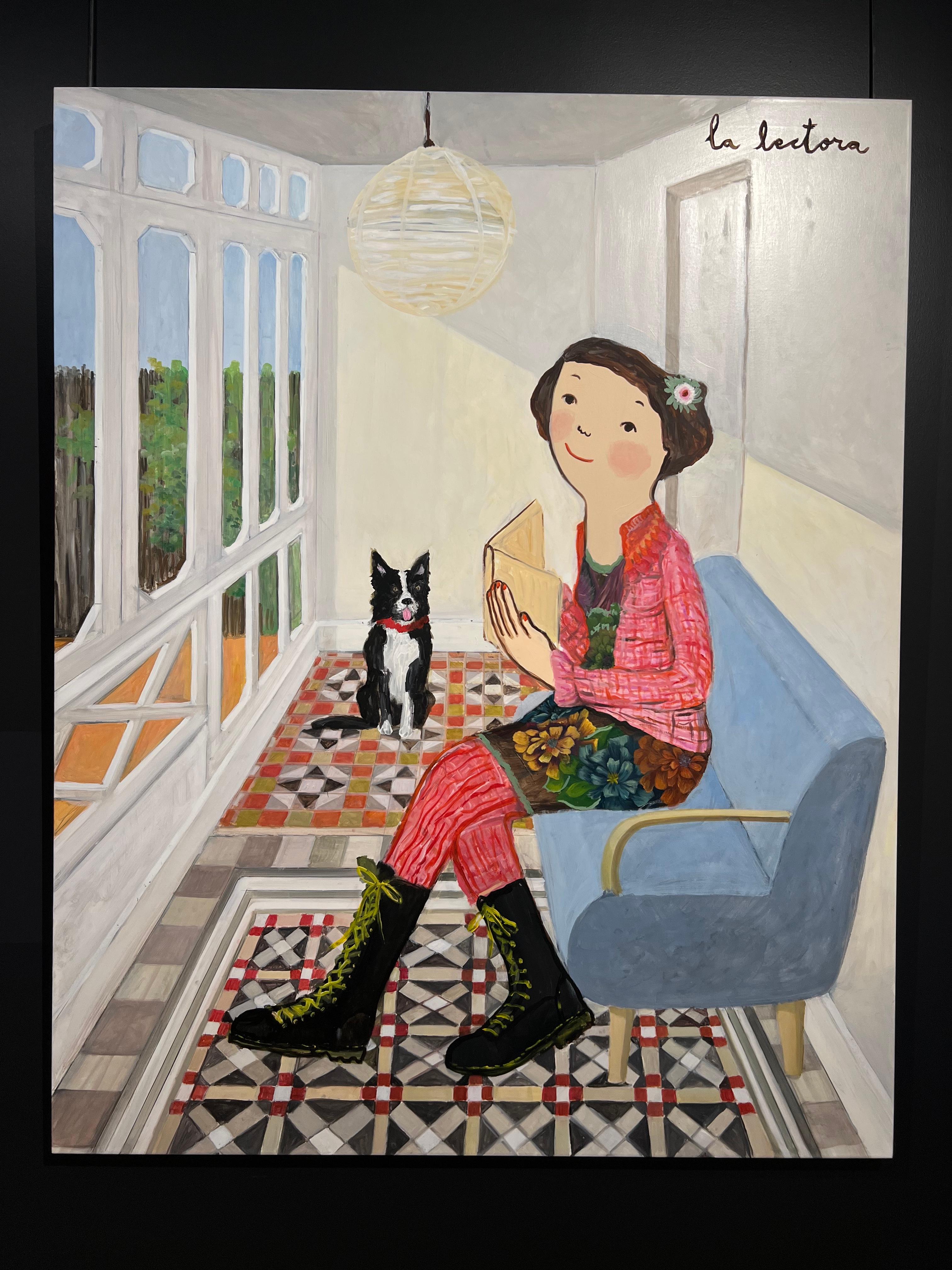 La Lectora / Reader - Painting by Eva Armisén