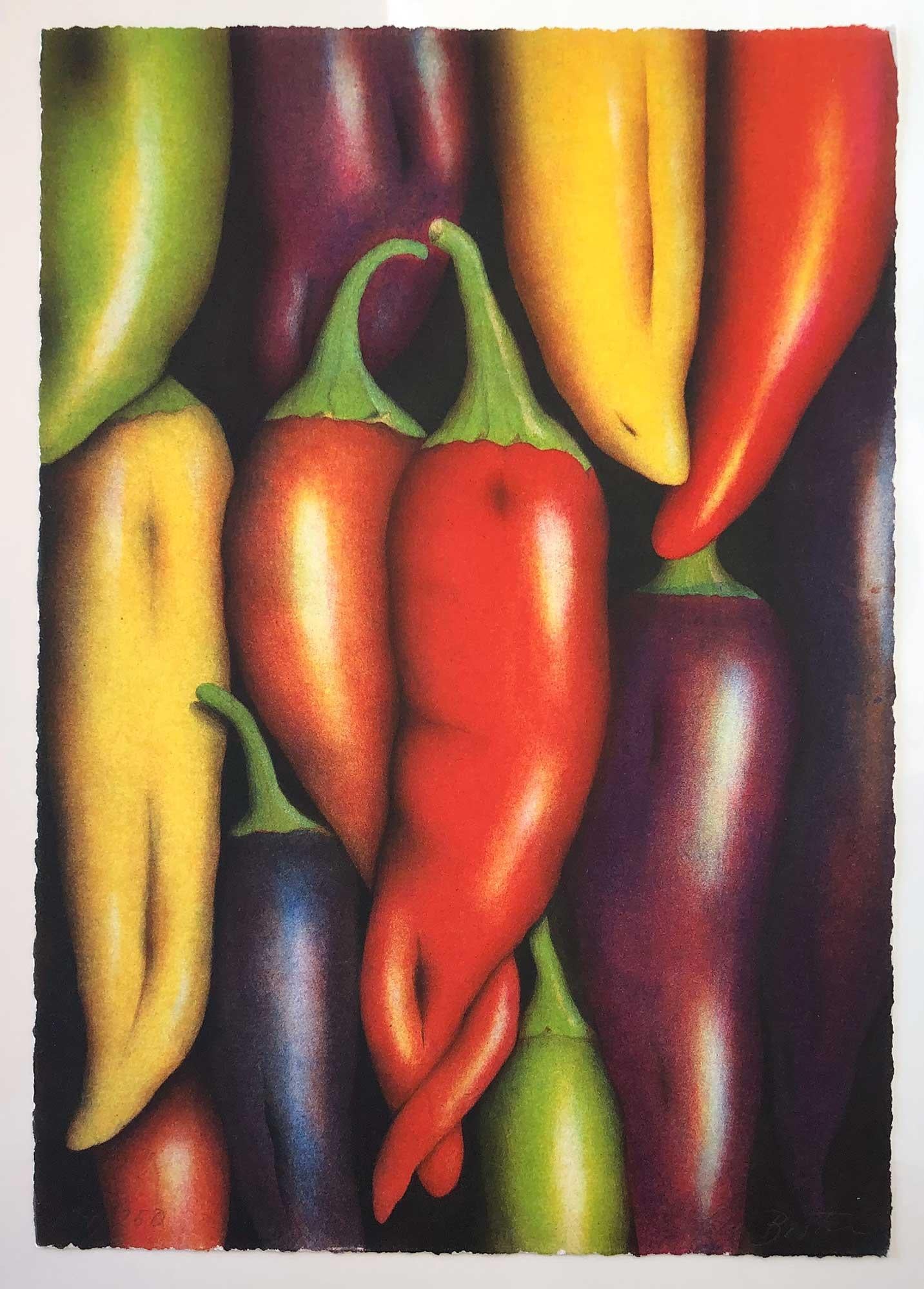 Eva Bostrom Still-Life Print - Peppers