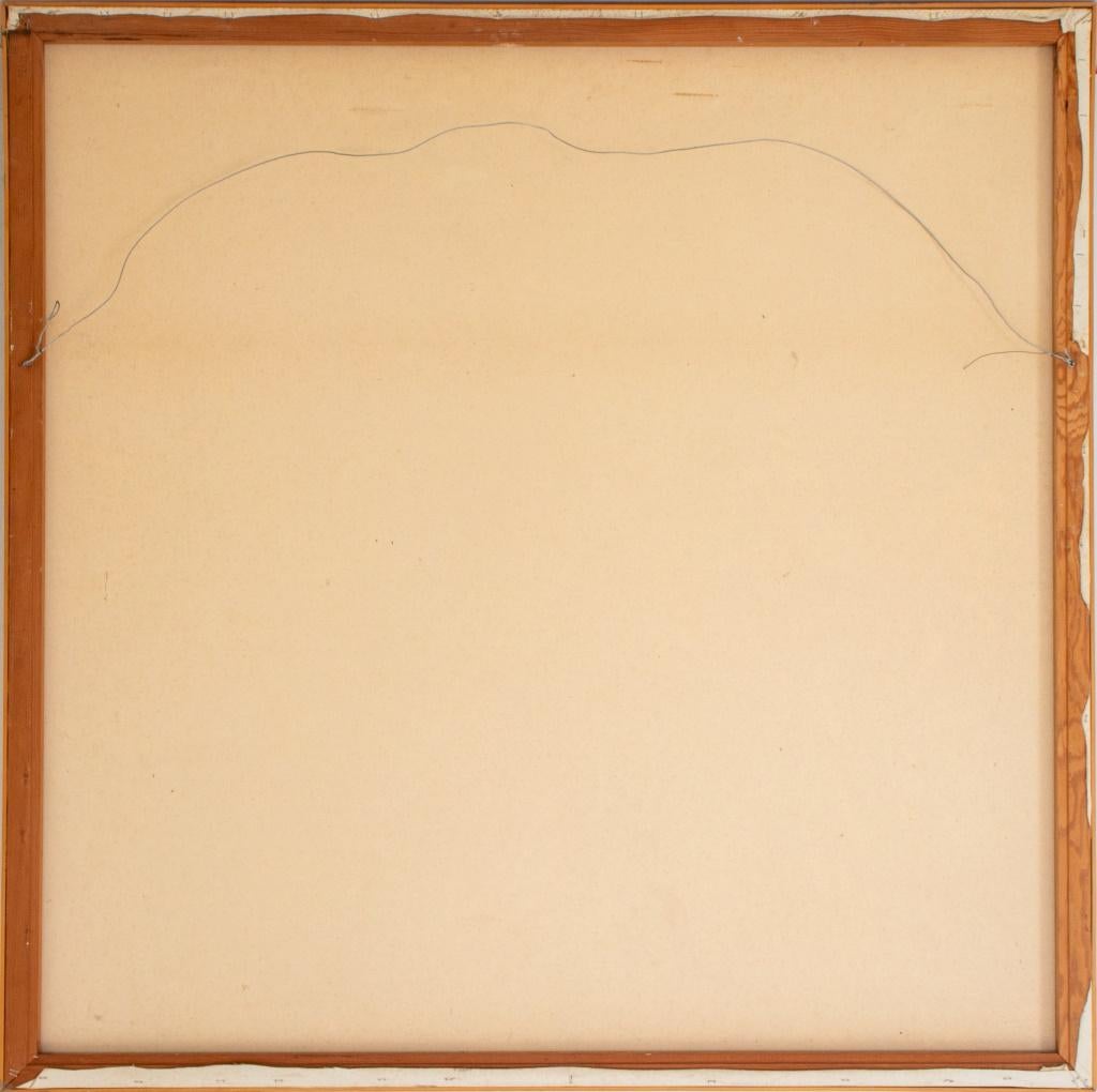 20th Century Eva Bouzard-Hui Abstract Composition Acrylic For Sale