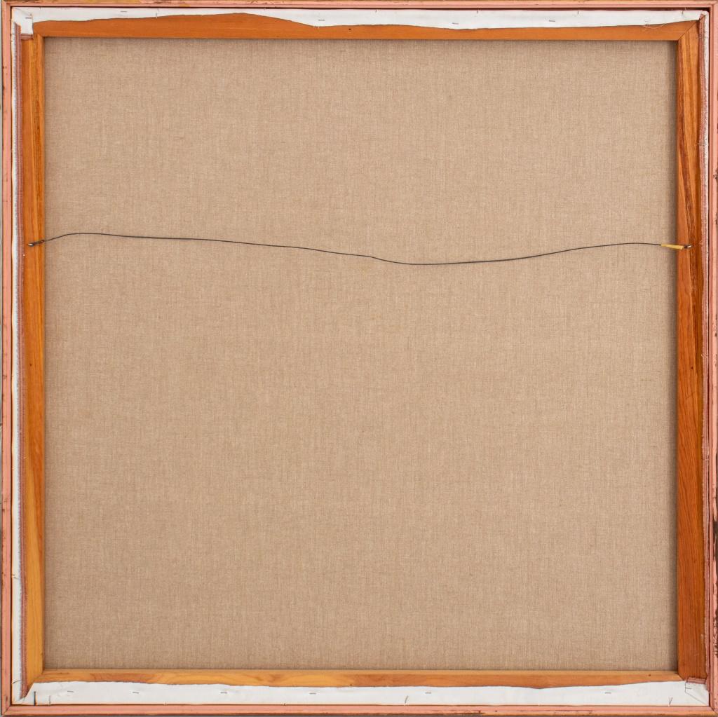 20th Century Eva Bouzard-Hui Abstract Composition Acrylic For Sale
