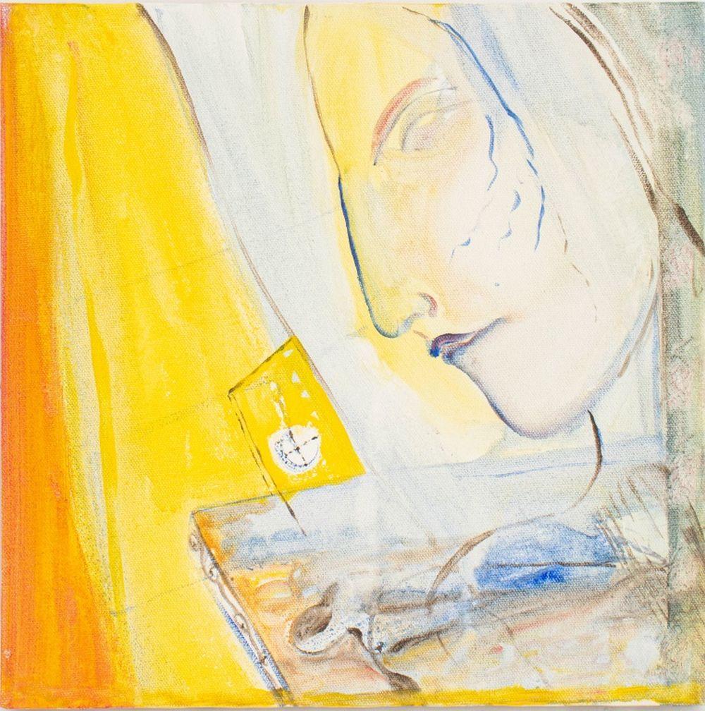 Abstract Compositions, 2 (Beige), Figurative Painting, von Eva Bouzard-Hui