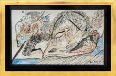 Abstract Compositions on Ceramic Tile, 3