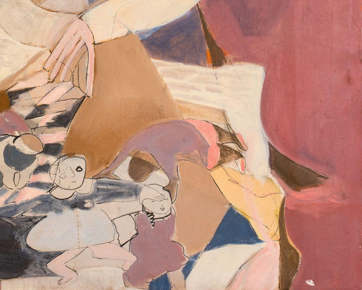 Abstract Figural Composition For Sale 2