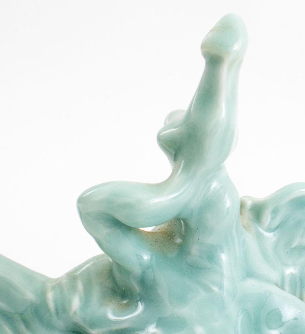 Abstract Art Pottery Sculptures, 3 For Sale 2