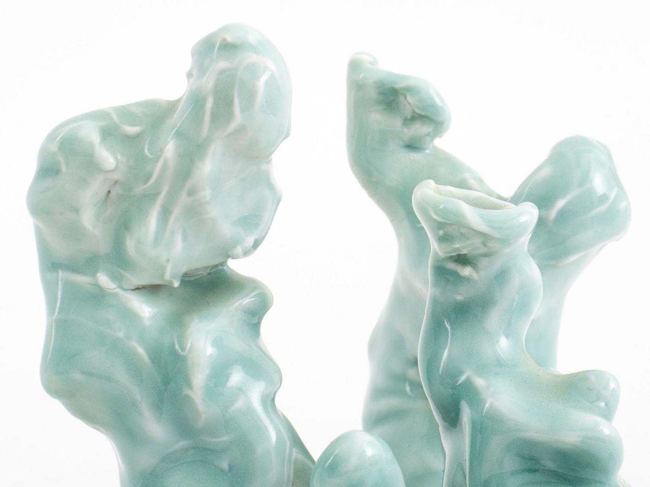 Abstract Art Pottery Sculptures, 3 For Sale 4