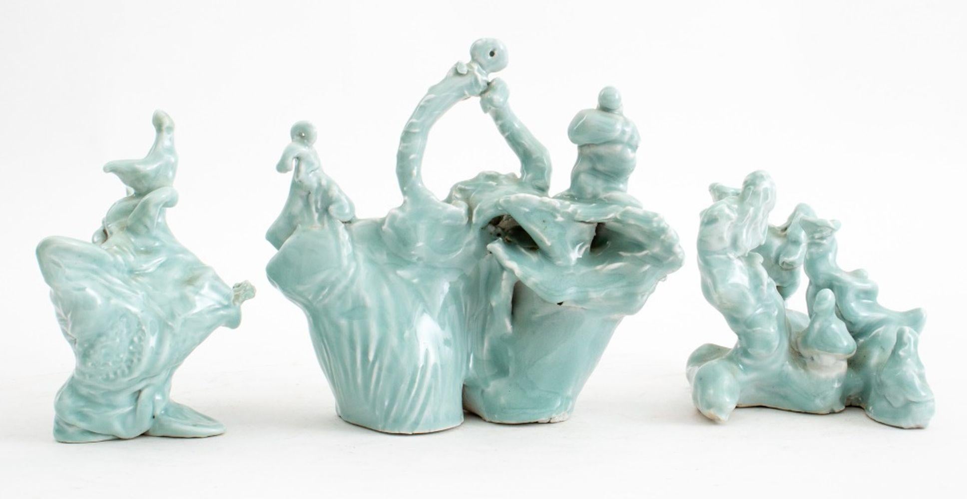 Abstract Art Pottery Sculptures, 3