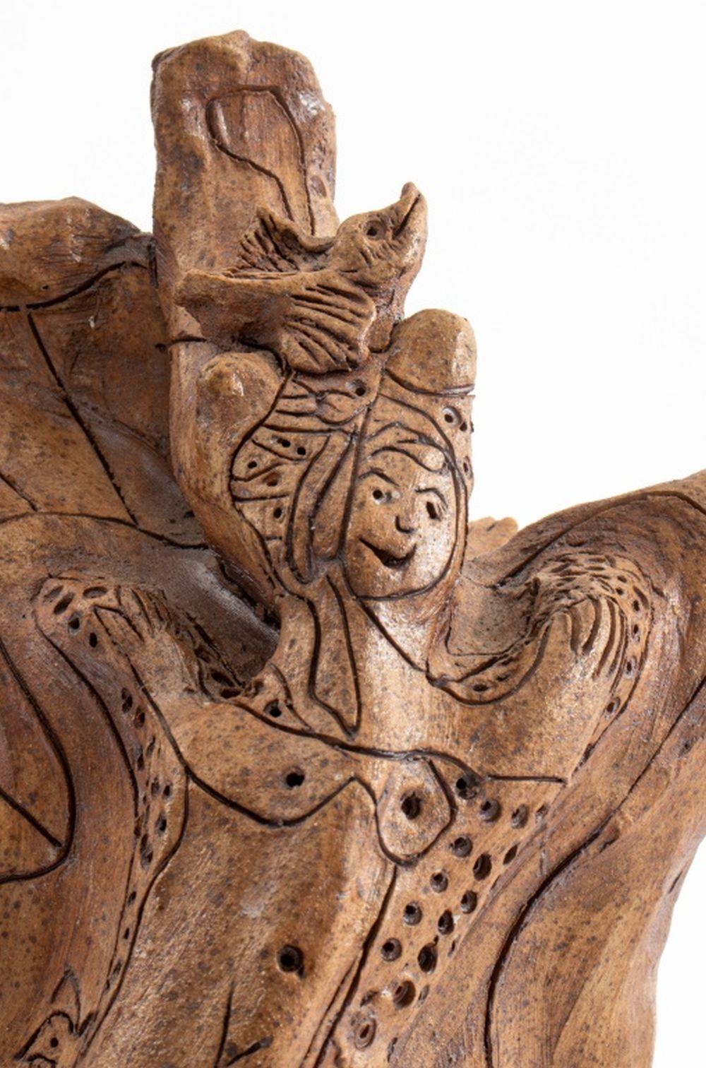 Abstract Figural Pottery Sculpture For Sale 1
