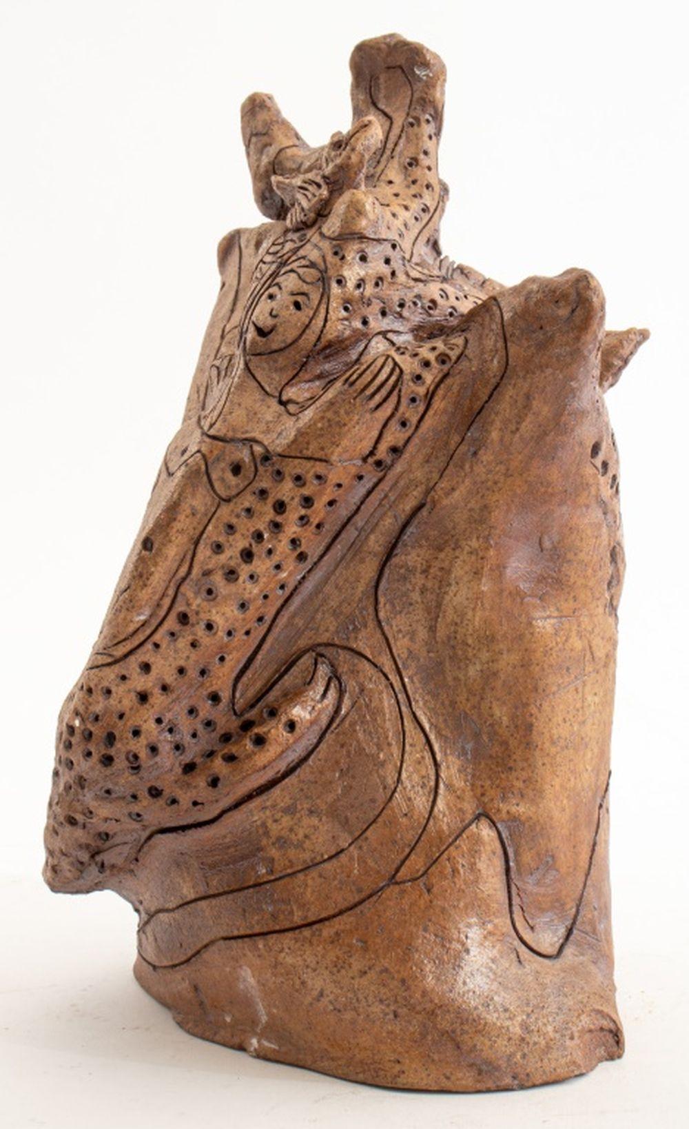 Abstract Figural Pottery Sculpture For Sale 3