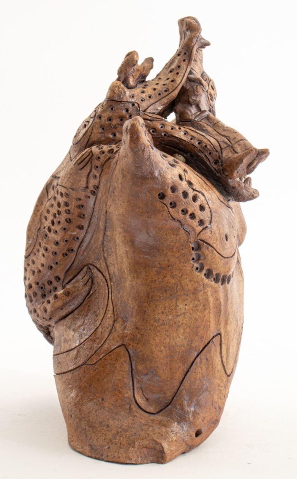 Abstract Figural Pottery Sculpture For Sale 4