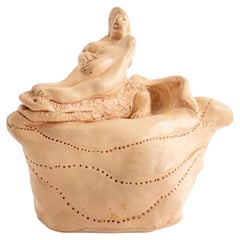 Eva Bouzard-Hui Two Women Art Pottery Sculpture
