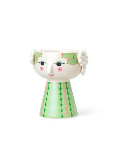 Eva Candle Holder Light Green
