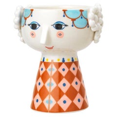 Eva Candle Holder Terracotta