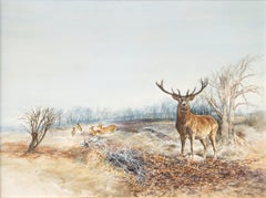 Fall Landscape with Elk