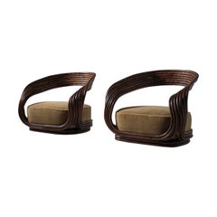 Eva Chairs by Giovanni Travasa for Vittorio Bonacina, Italy 1960s