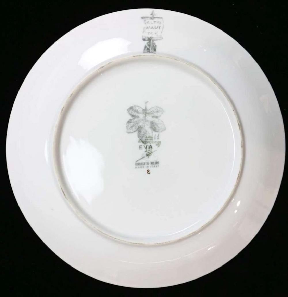 Late 20th Century Eva, Composition of Plates by Piero Fornasetti, 1970s