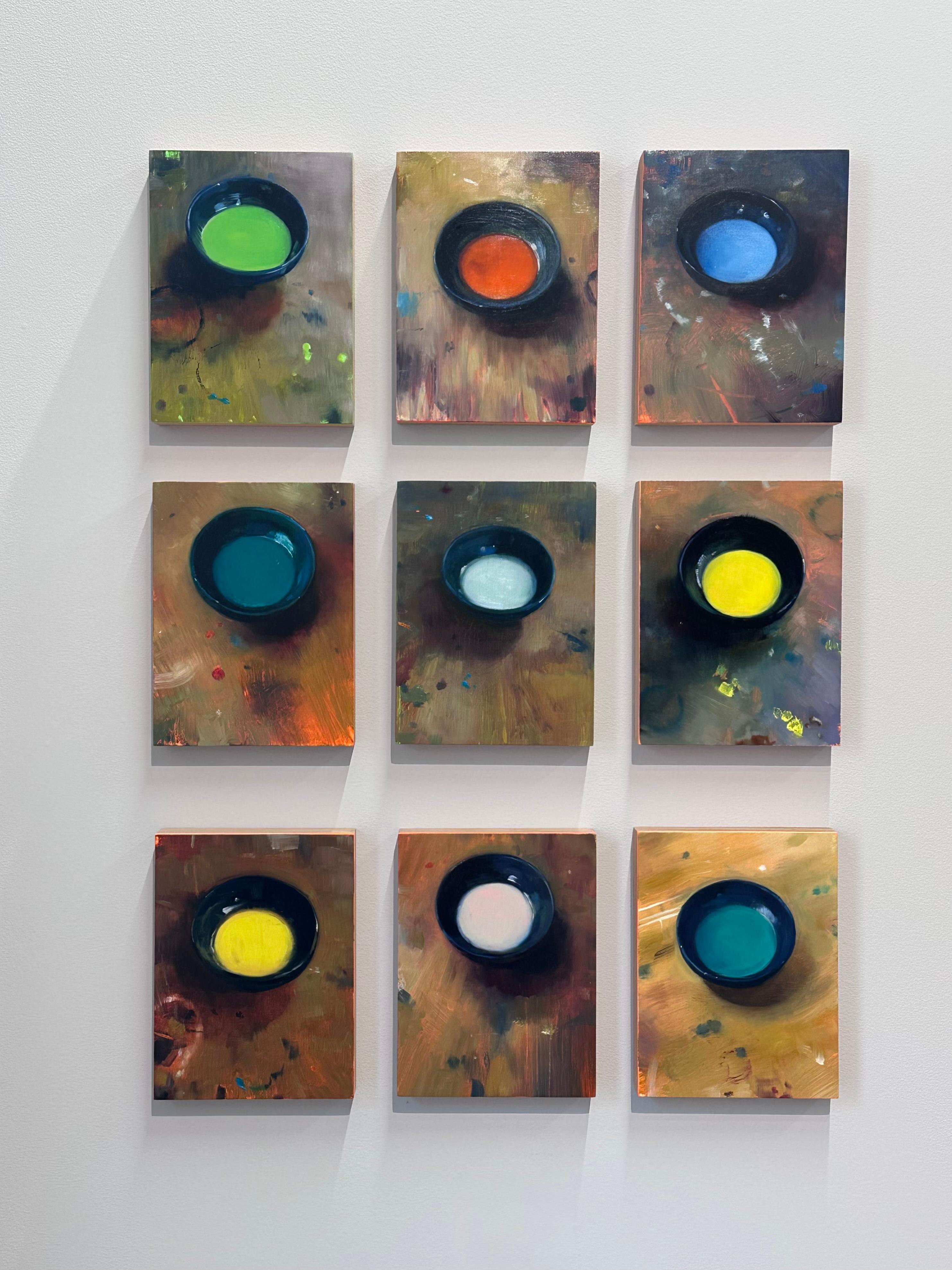 Eva de Visser Still-Life Painting - Scales XXV – XXXII - 21 Century Nine-panel painting