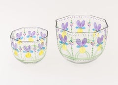 Eva Englund for Orrefors Art Glass Bowls, 3