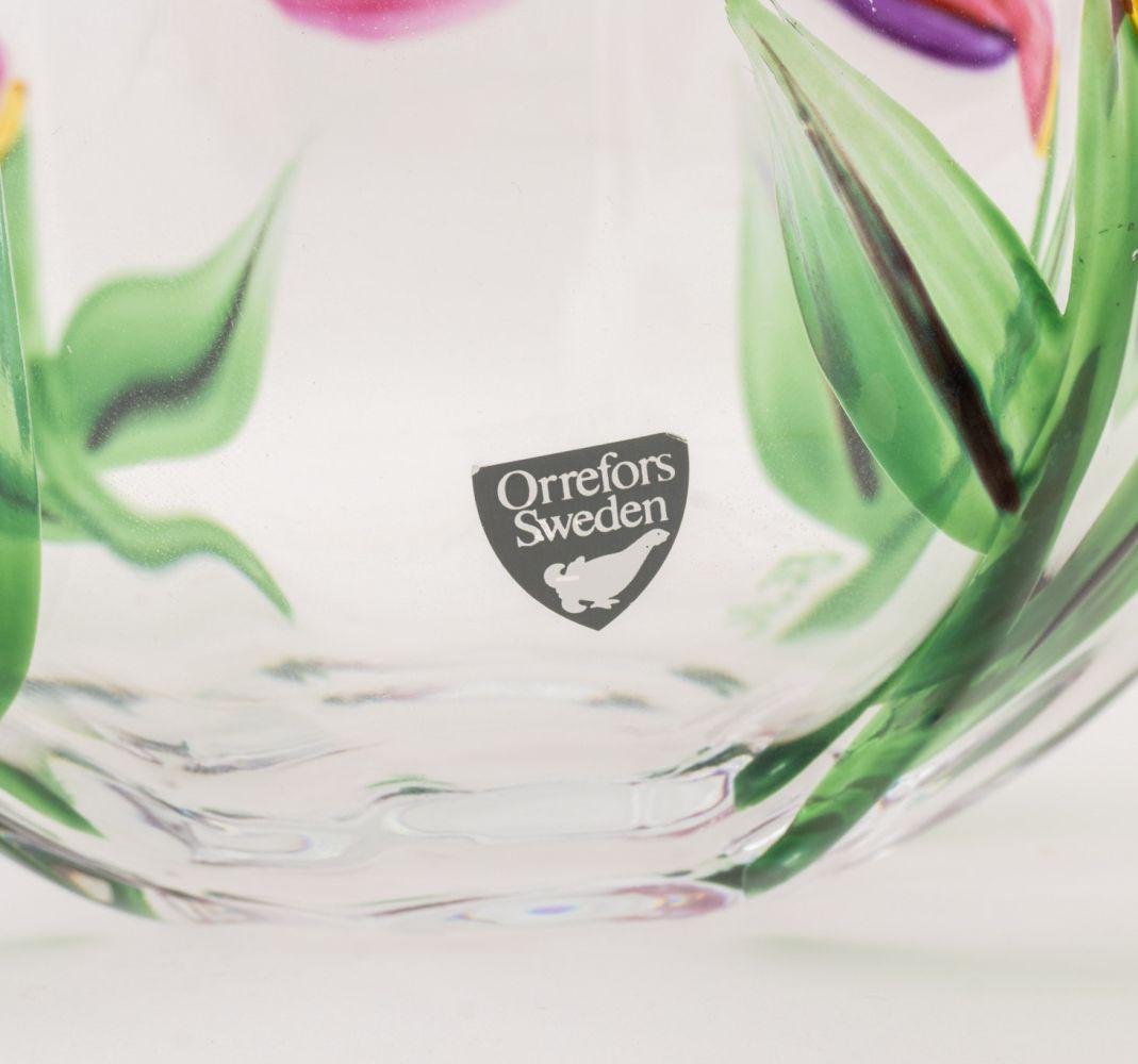 Ciotole in vetro artistico Eva Englund per Orrefors, 3 in vendita 1