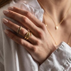 Eva Fehren Snake Ring in 18 Karat Rose Gold