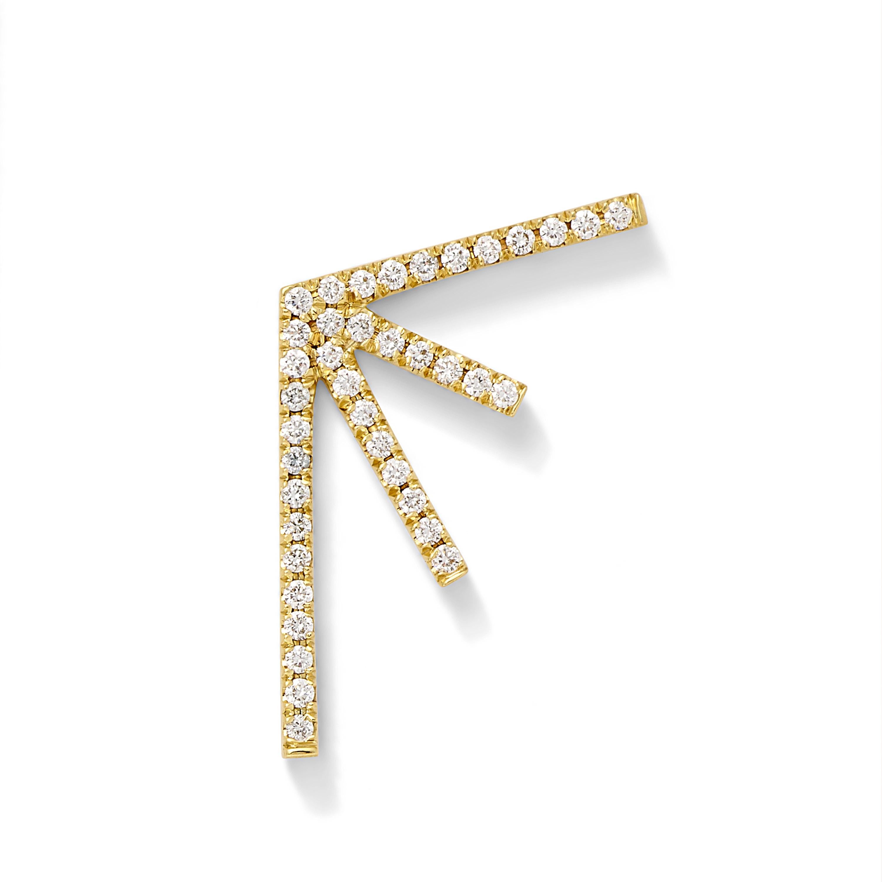 18K Yellow Gold with White Diamonds. Handmade in NYC.

The Eva Fehren design aesthetic allows women to build looks that are personally relevant and unique to them. A collection that possesses bold femininity while remaining iconic and modern.  Known
