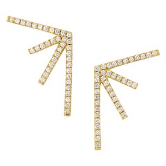 Eva Fehren Sputnik 4 in 18 Karat Yellow Gold with White Diamonds
