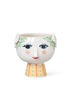 Eva Flowerpot on Base Light Green
