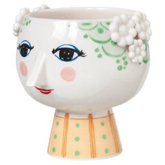 Eva Flowerpot on Base Light Green