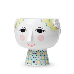 Eva Flowerpot on Base Yellow