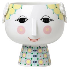 Eva Flowerpot on Base Yellow