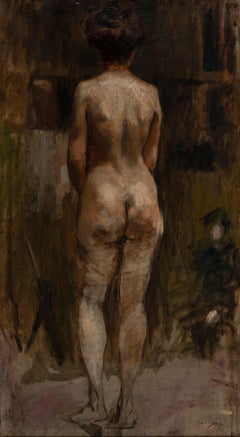 The Study of a Standing Female Nude in the Studio (Étude d'un nu féminin debout dans le Studio)