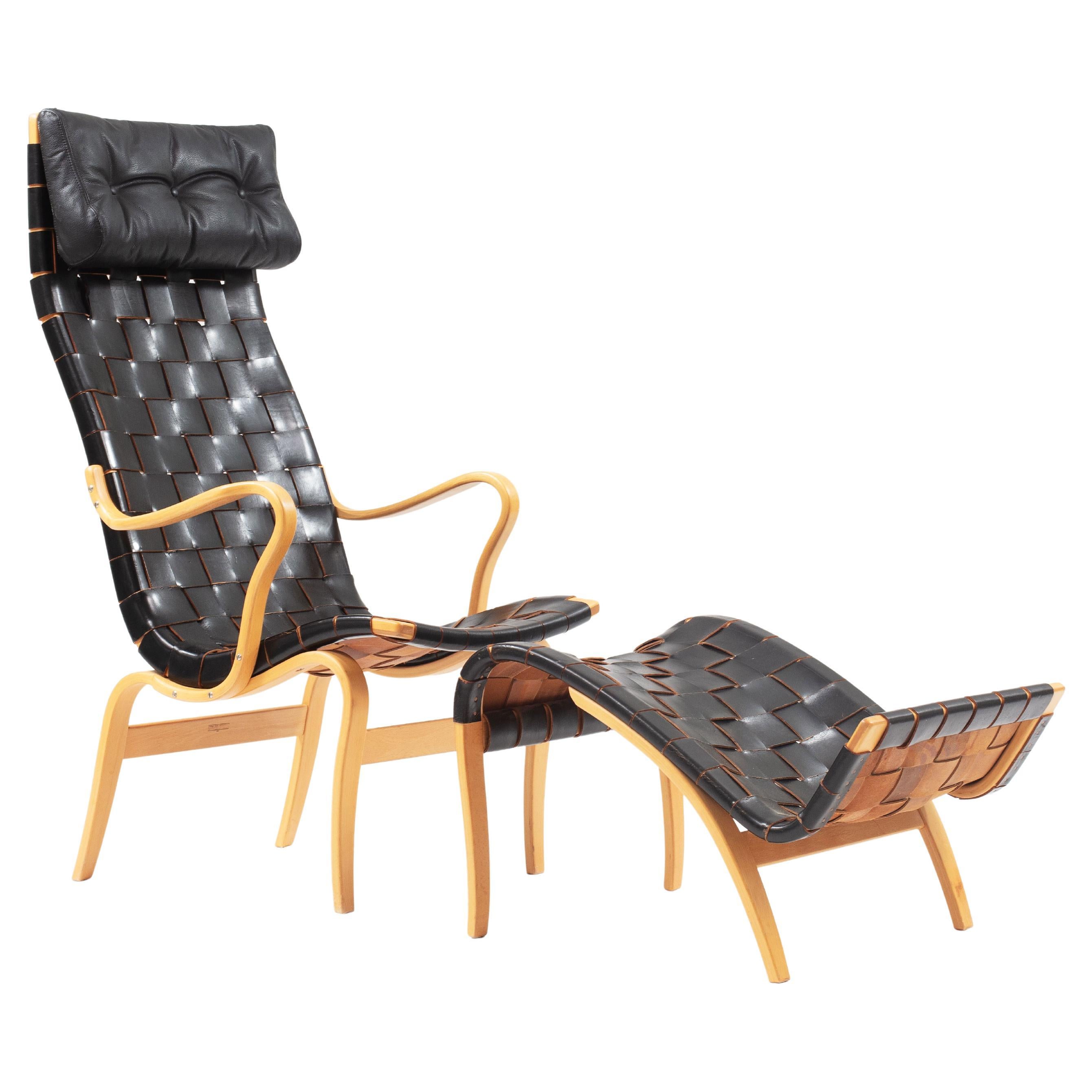 Eva (High) with Footstool - Bruno Mathsson