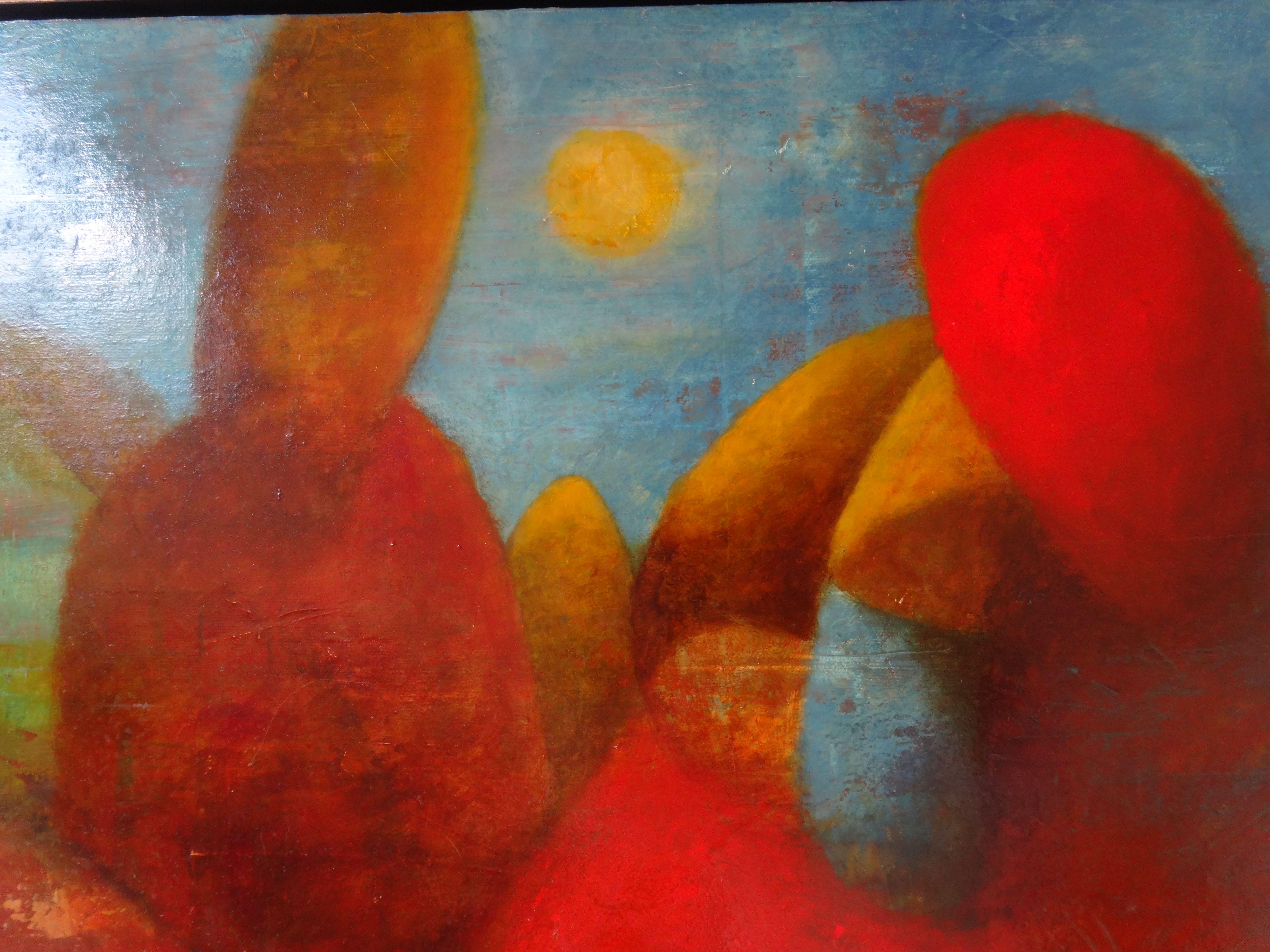 Christmas Opus 6, Painting, Oil on Canvas For Sale 1