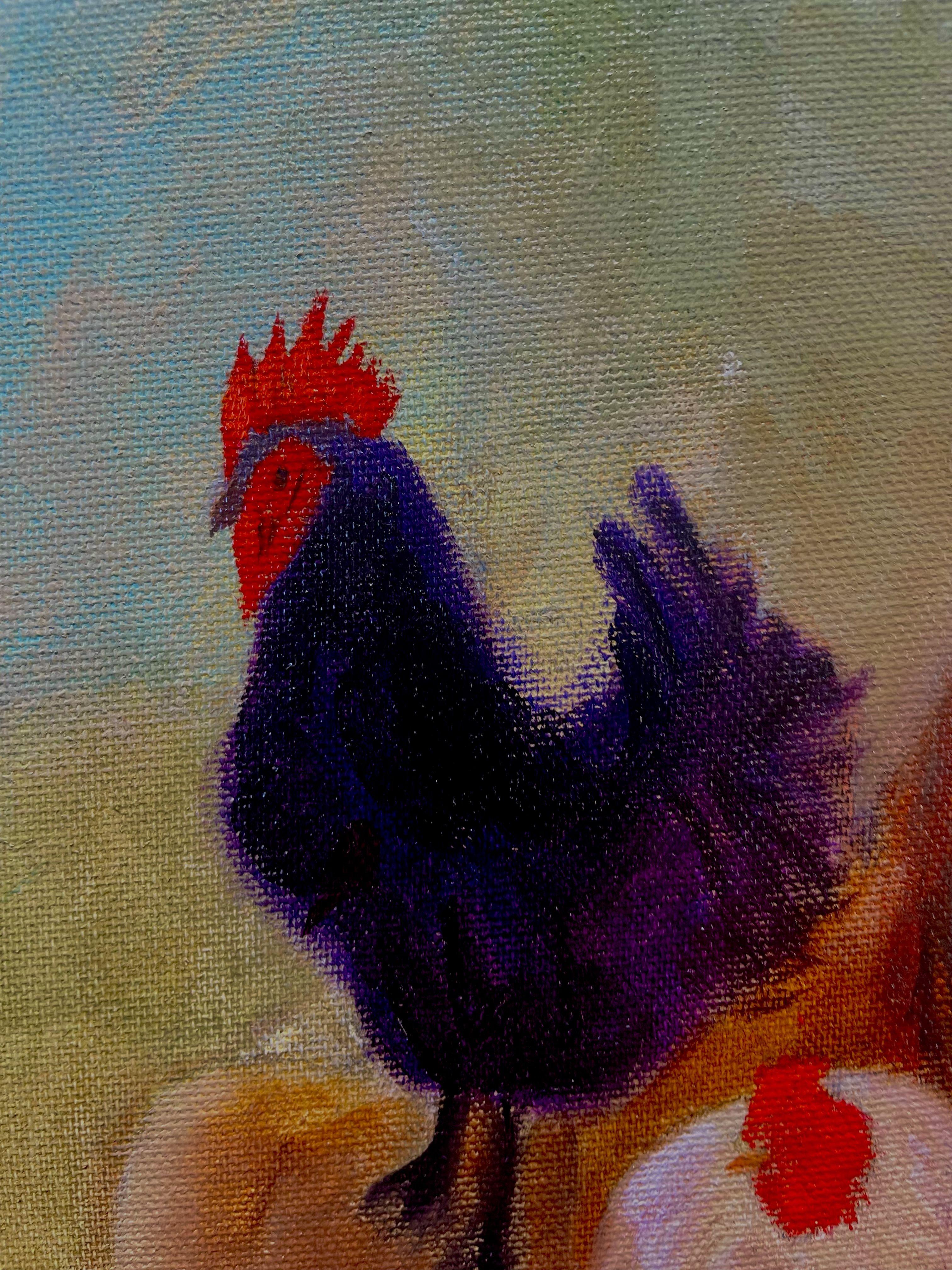 Vida en el campo, Pintura, Óleo sobre lienzo en venta 1
