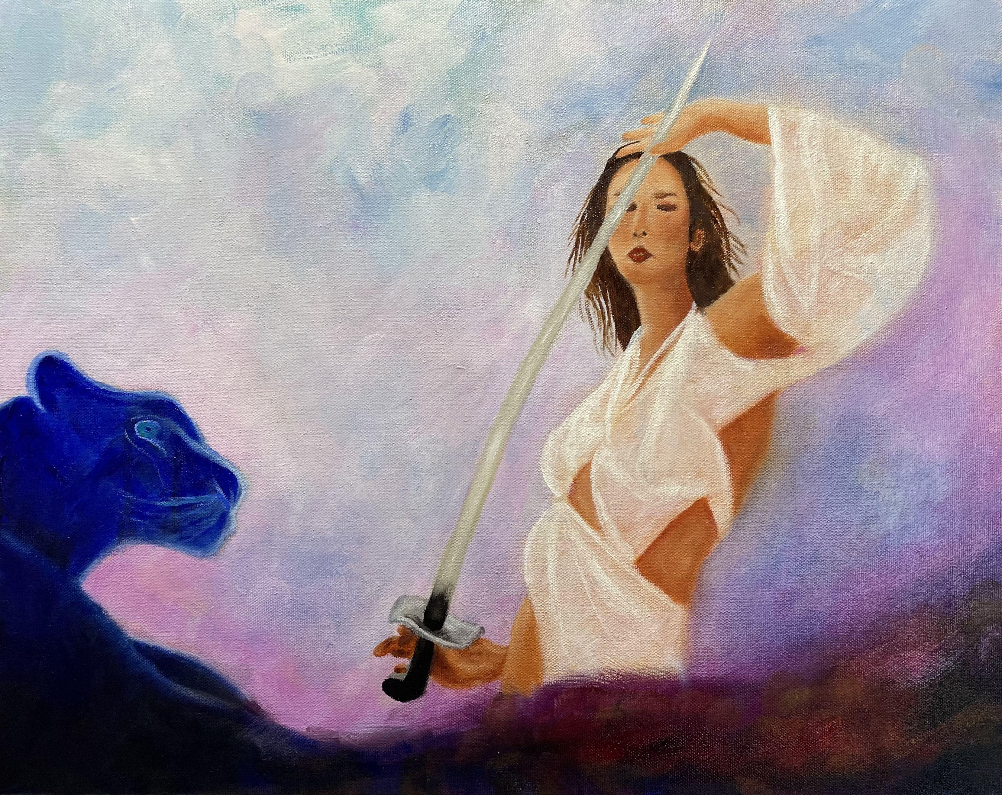 Pax Romana, Pintura, Óleo sobre lienzo - Painting de Eva Hoffmann