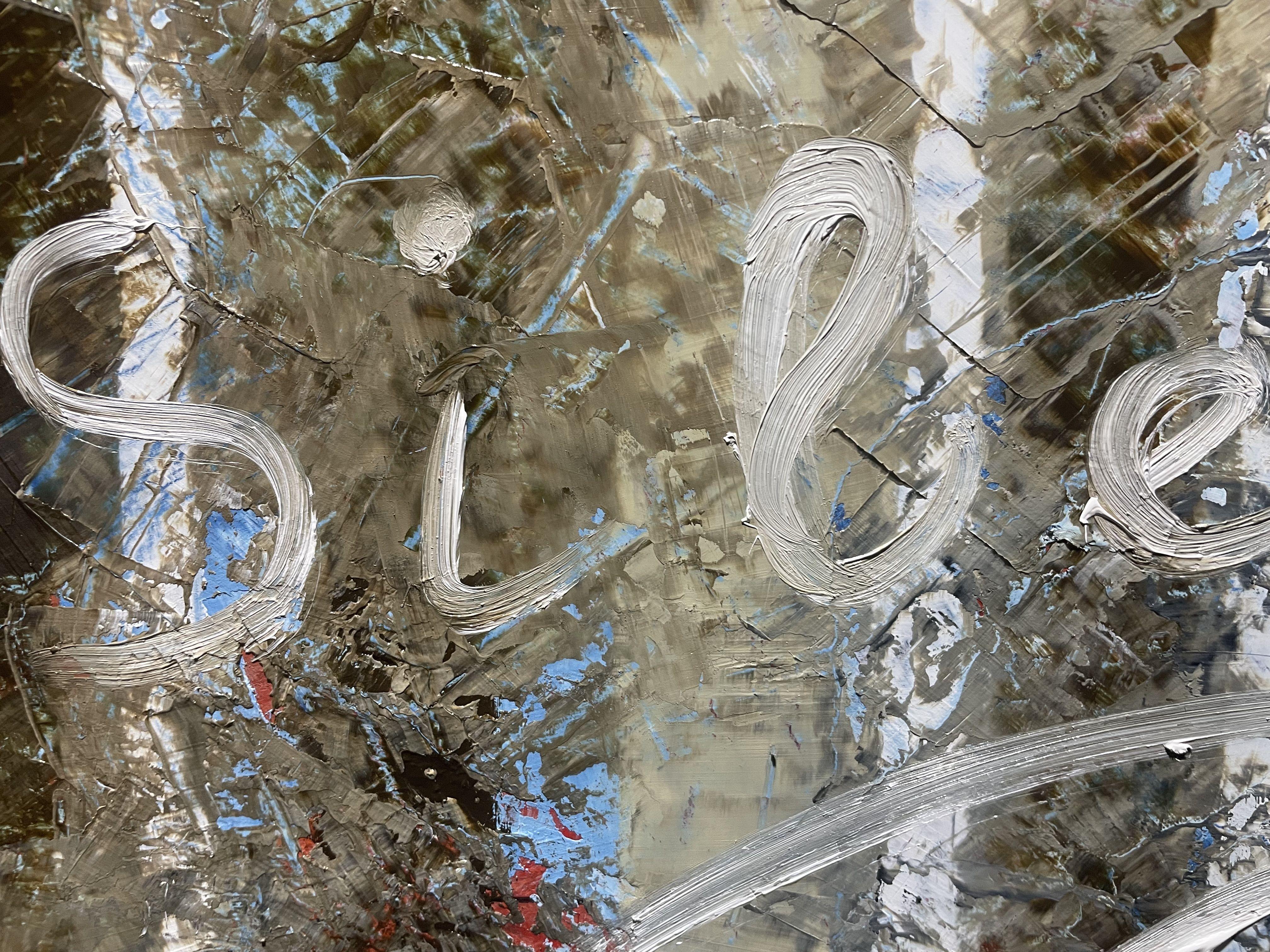 Silenzioso, Pittura, Olio su tela - Painting di Eva Hoffmann
