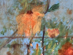 El jardín abandonado i, Pintura, Óleo sobre lienzo