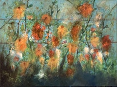 The abandoned garden i, Painting, Oil on Canvas