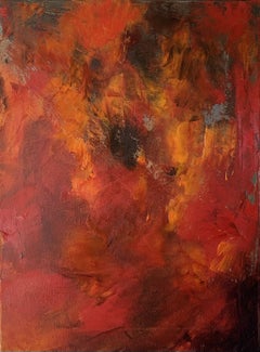 The rooster, Painting, Oil on Canvas