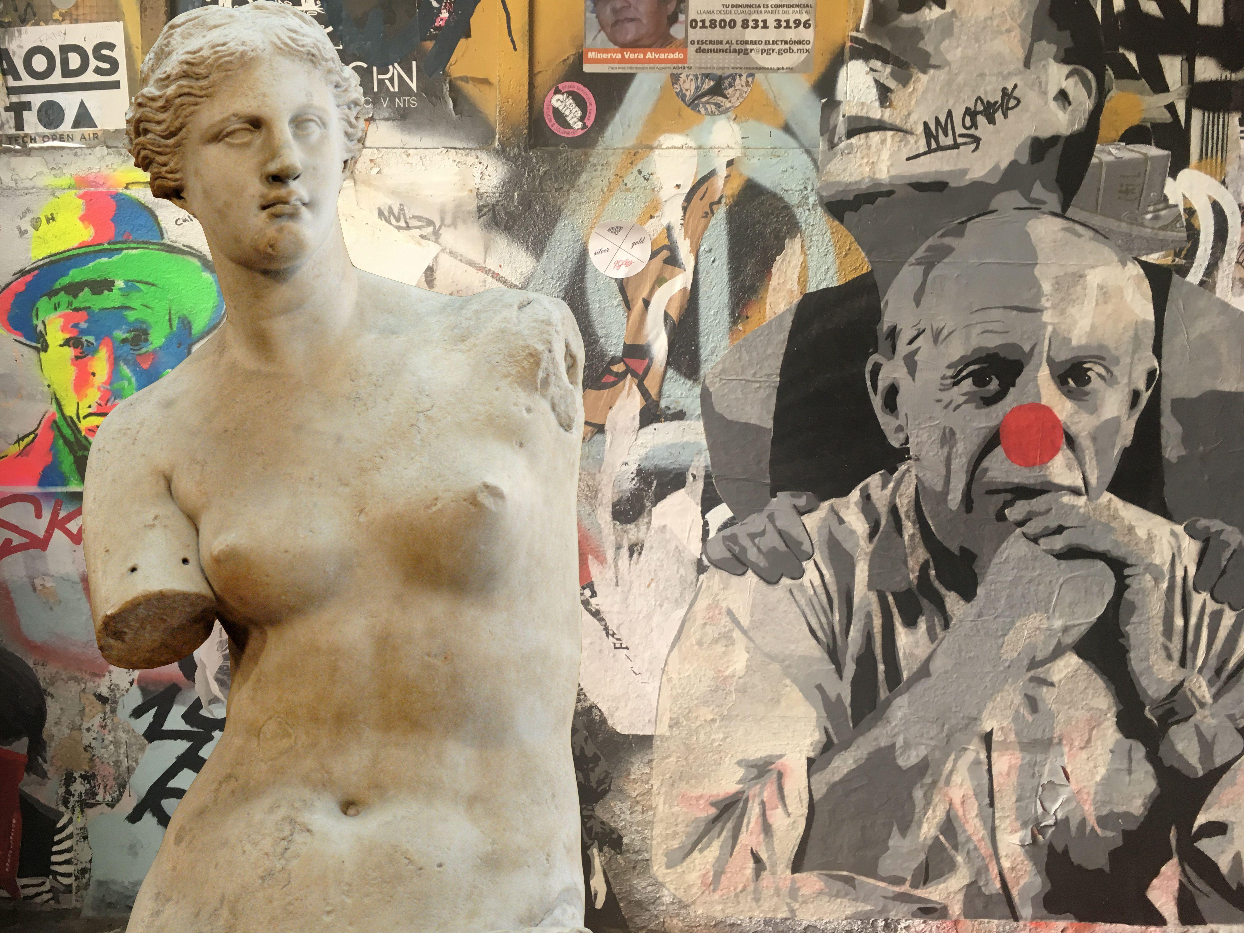 Venus and Picasso, Digital on Metal - Print by Eva Hoffmann