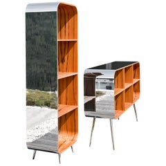 Eva III Shelf Multifunctional Retro Futuristic Styled Shelves