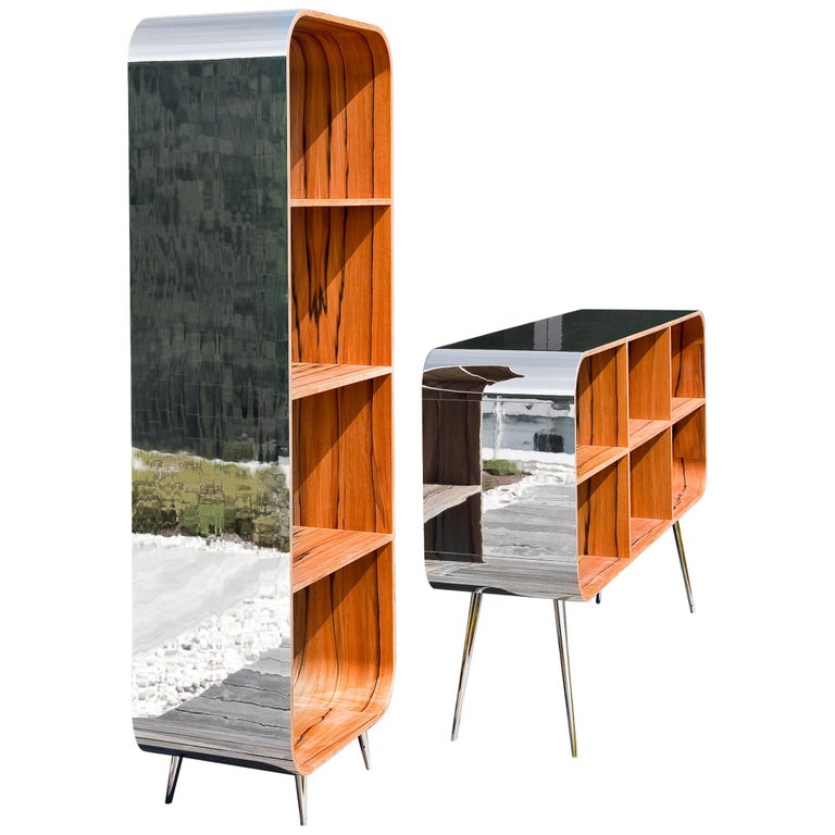 Eva III Shelf Multifunctional Retro Futuristic Styled Shelves For Sale