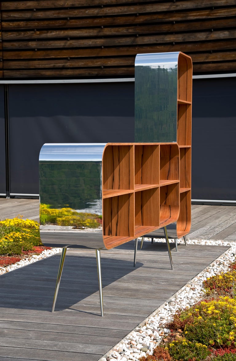 Eva IV Shelf Multifunctional Retro Futuristic Styled Shelves For Sale