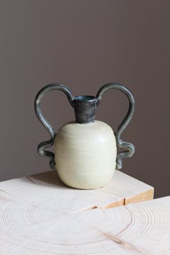 Eva Jancke Björk, Small Vase, Glazed Stoneware, for Bo Fajans, Sweden, 1930s