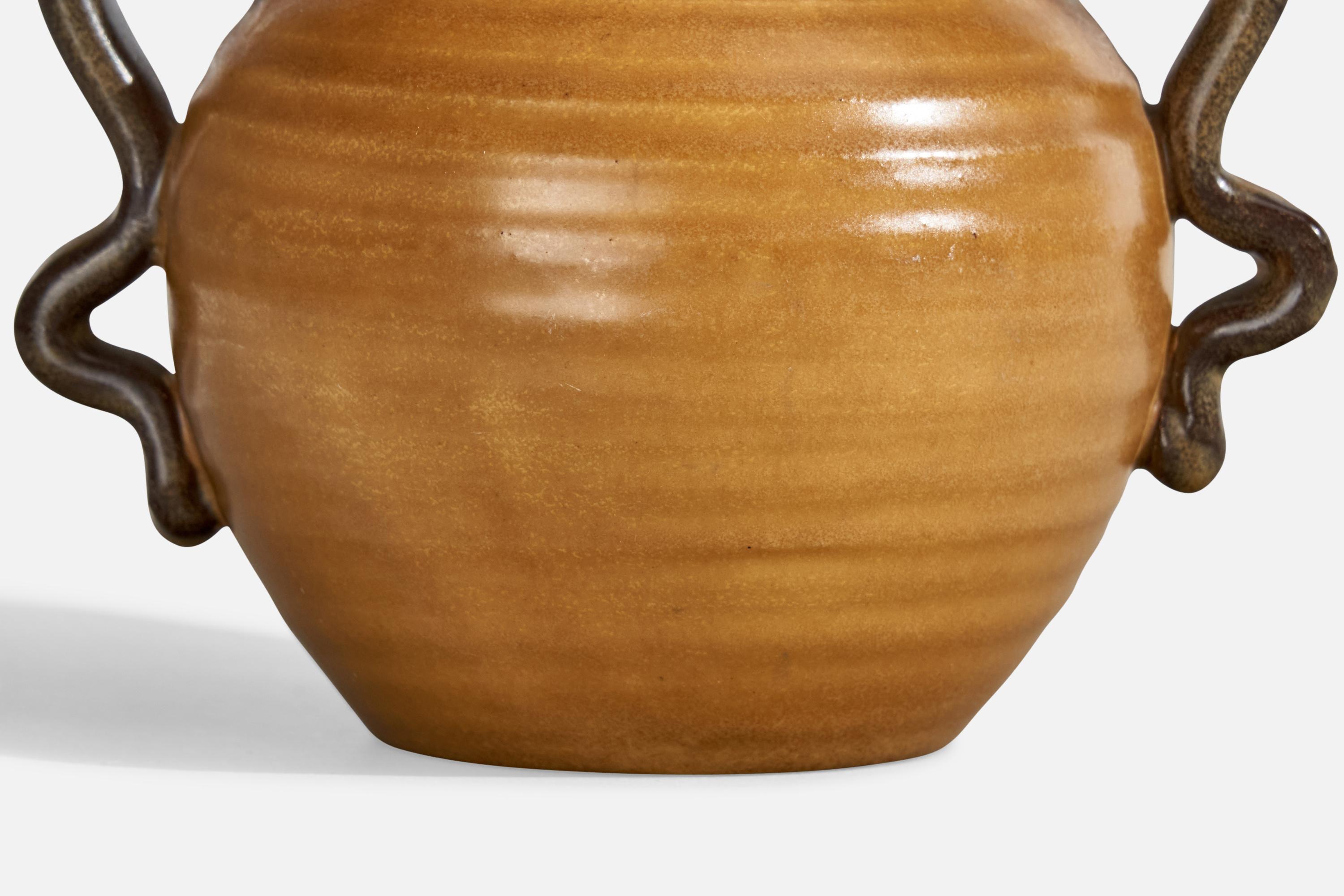 Céramique Eva Jancke-Björk, vase, céramique, Suède, années 1940 en vente