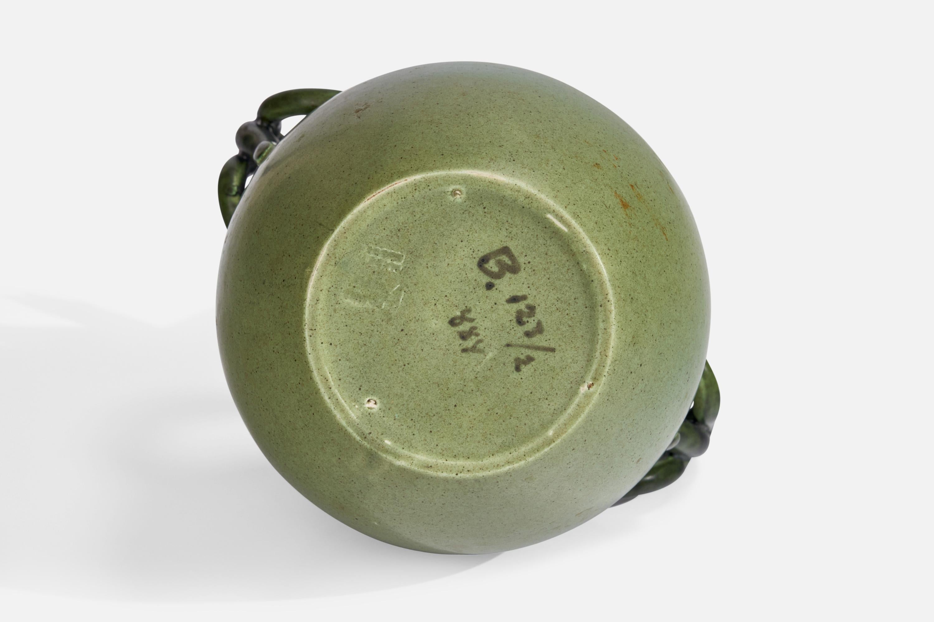 Eva Jancke-Björk, Vase, Keramik, Schweden, 1940er Jahre im Angebot 2