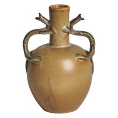 Eva Jancke-Björk, Vase, Earthenware, Sweden, 1940s
