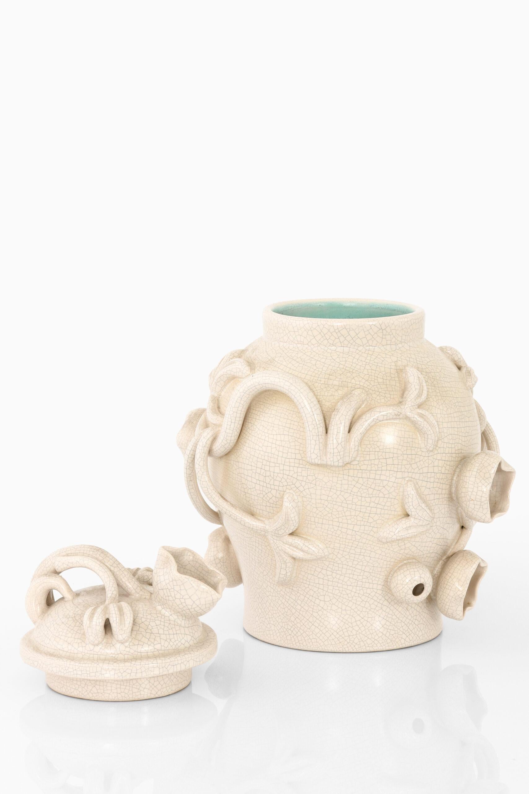 Eva Jancke-Bjrk, Vase, hergestellt von Bo Fajans Gefle (Schwedisch) im Angebot