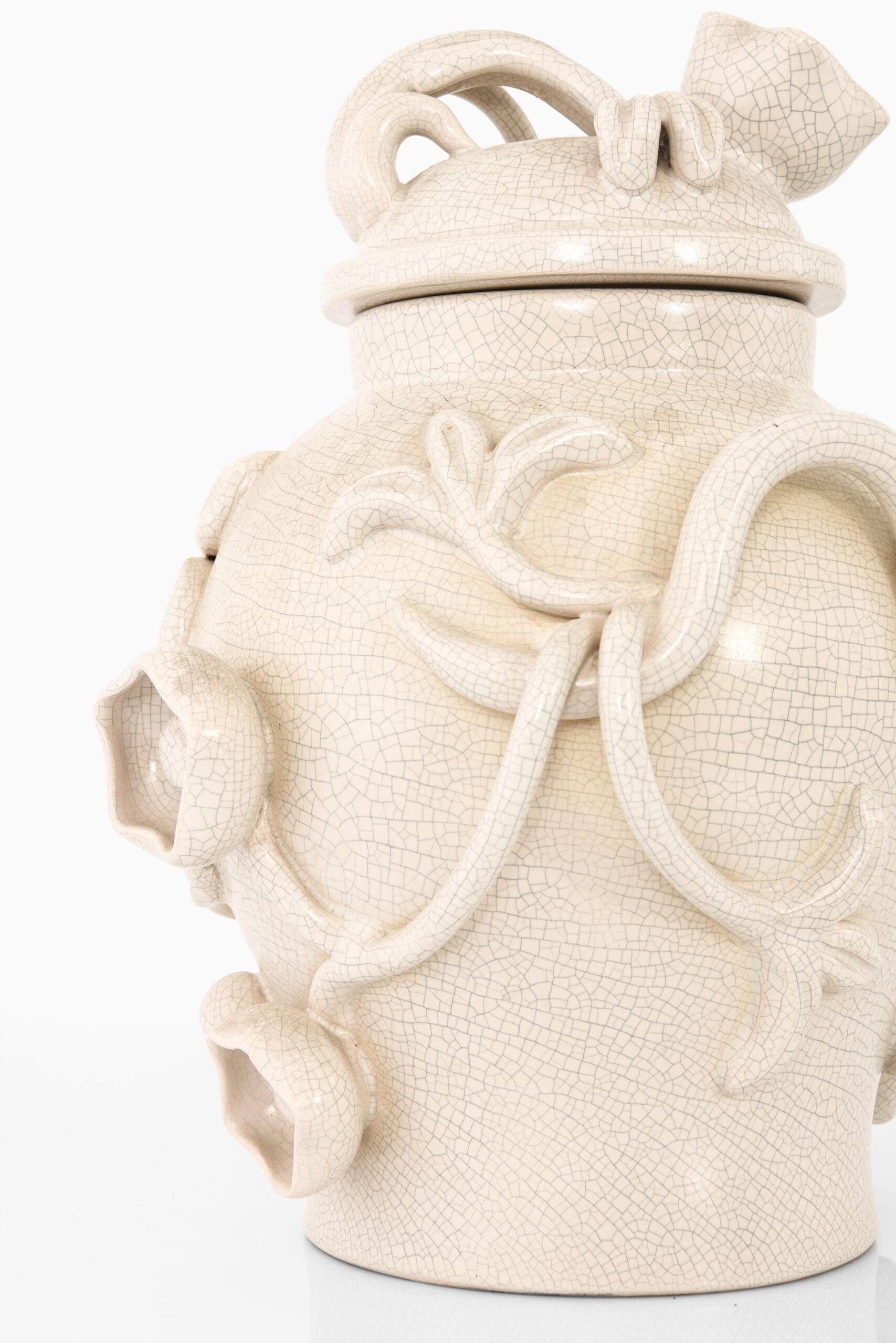 Eva Jancke-Bjrk, Vase, hergestellt von Bo Fajans Gefle (Mitte des 20. Jahrhunderts) im Angebot