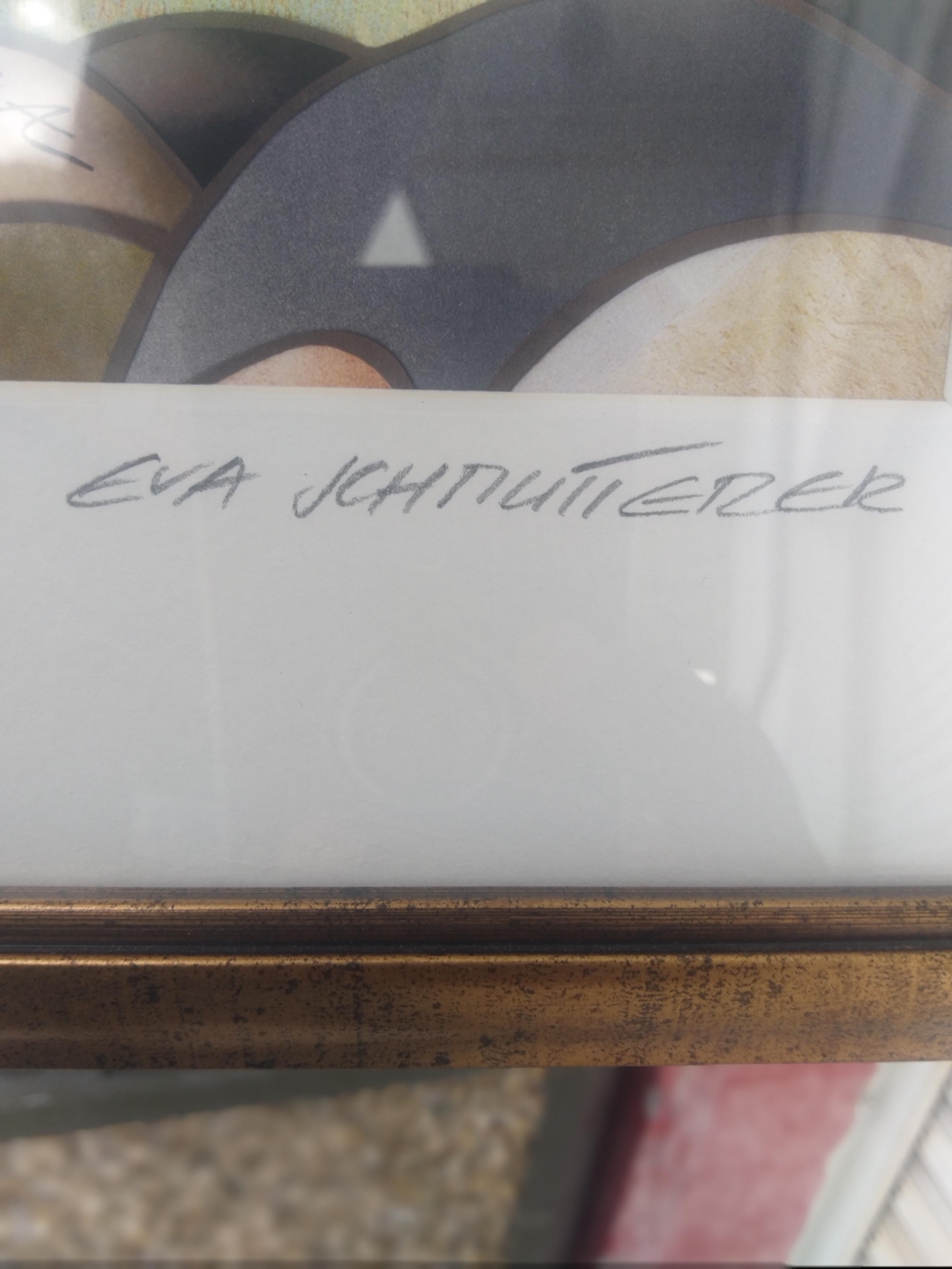 20th Century Eva Jchticutterer Signed and Numbered Lithograph For Sale